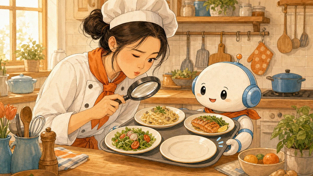 像主廚一樣指揮 AI：防偷工的四個檢查模式