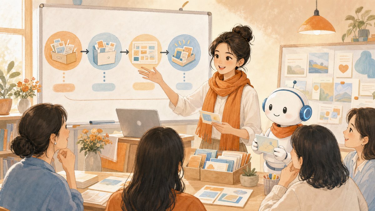 用 AI 把學到的東西變成教材：知識管理四階段工作流